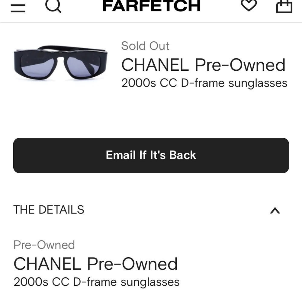 Vintage Chanel CC D frame - Picture 8 of 8